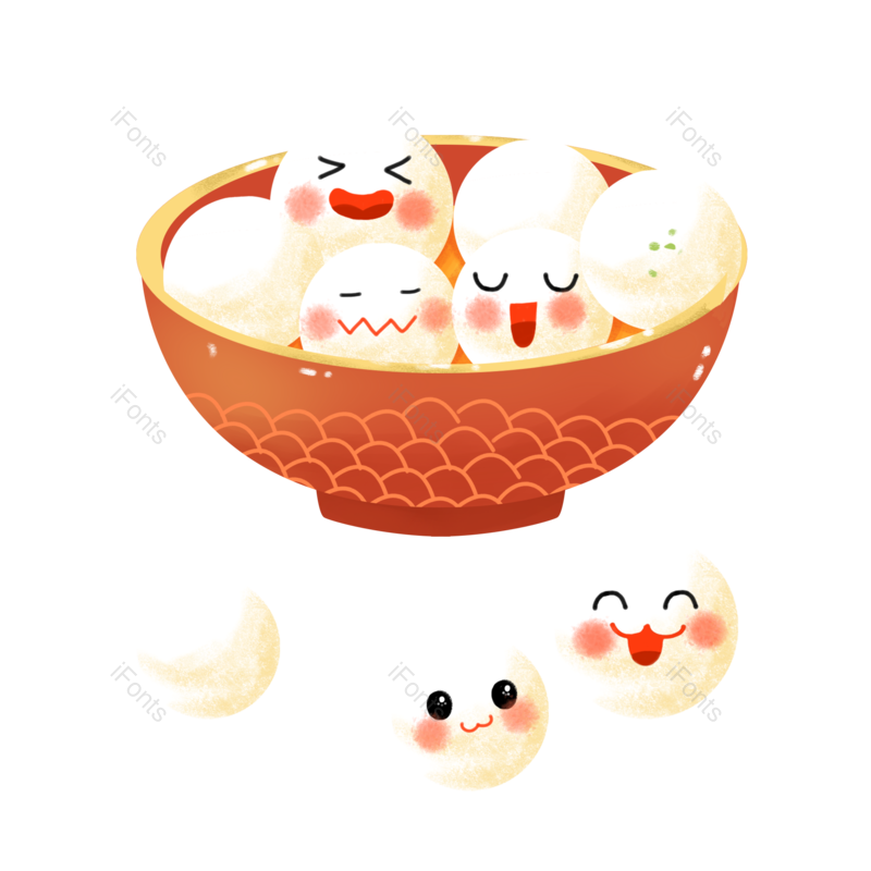 传统节日图片,元宵元素,元宵节PNG,汤圆免抠素材